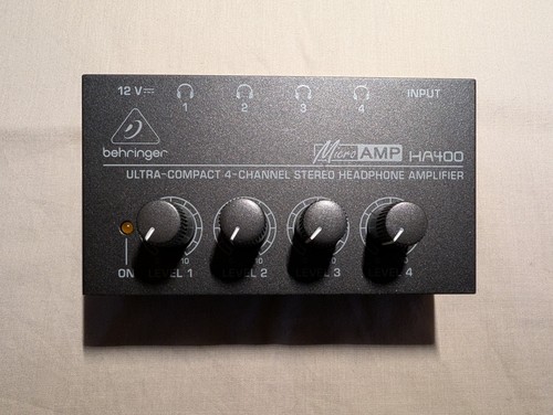 Behringer ha400 headphone amp - behringer,