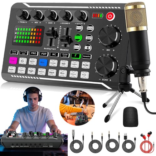 Microphone set home studio - microphone,